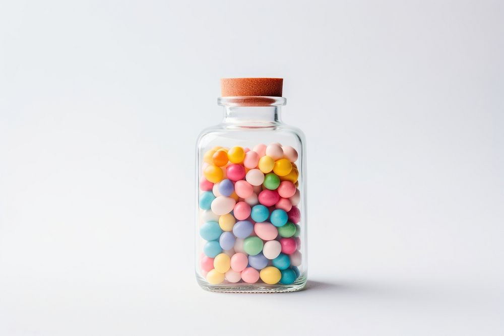 Confectionery bottle food jar. AI generated Image by rawpixel.