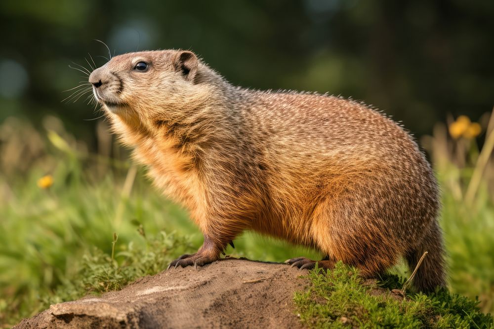 Wildlife animal mammal rodent. AI generated Image by rawpixel.