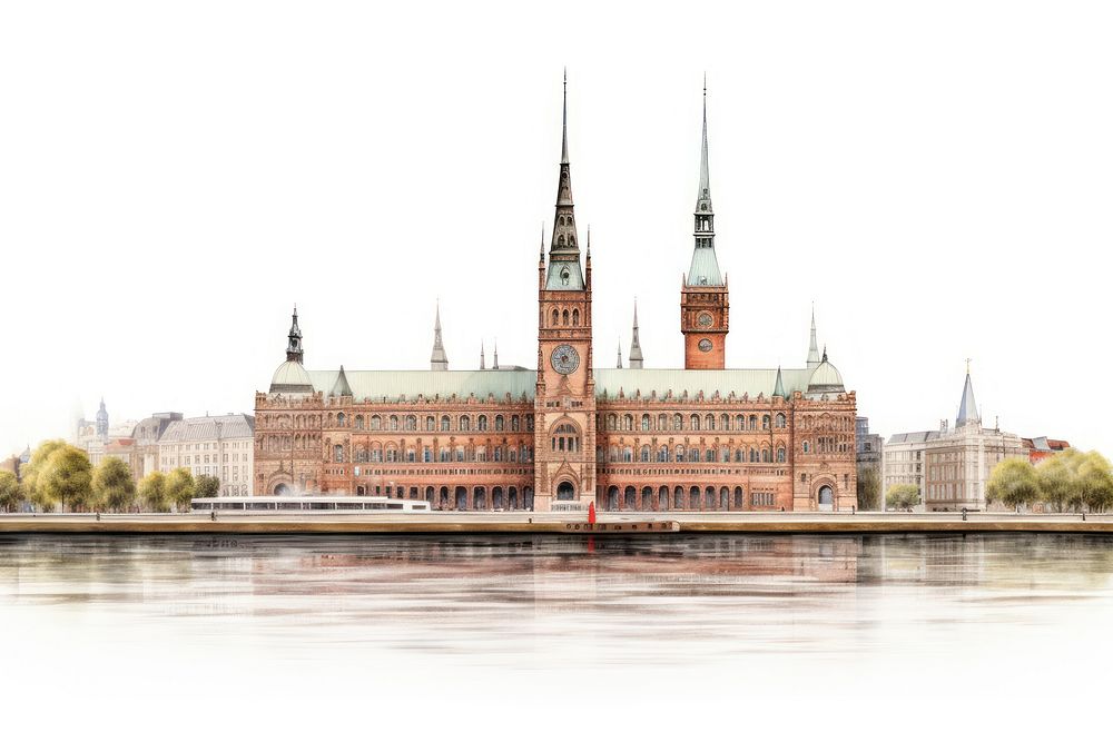 Architecture parliament building outdoors. AI generated Image by rawpixel.