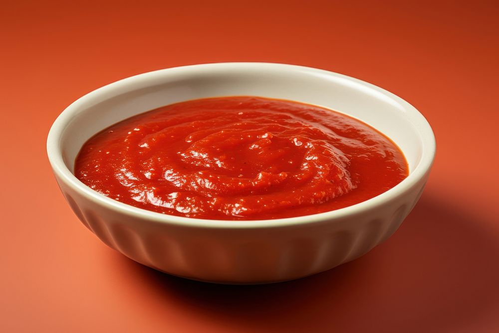 Sauce food red condiment. AI generated Image by rawpixel.