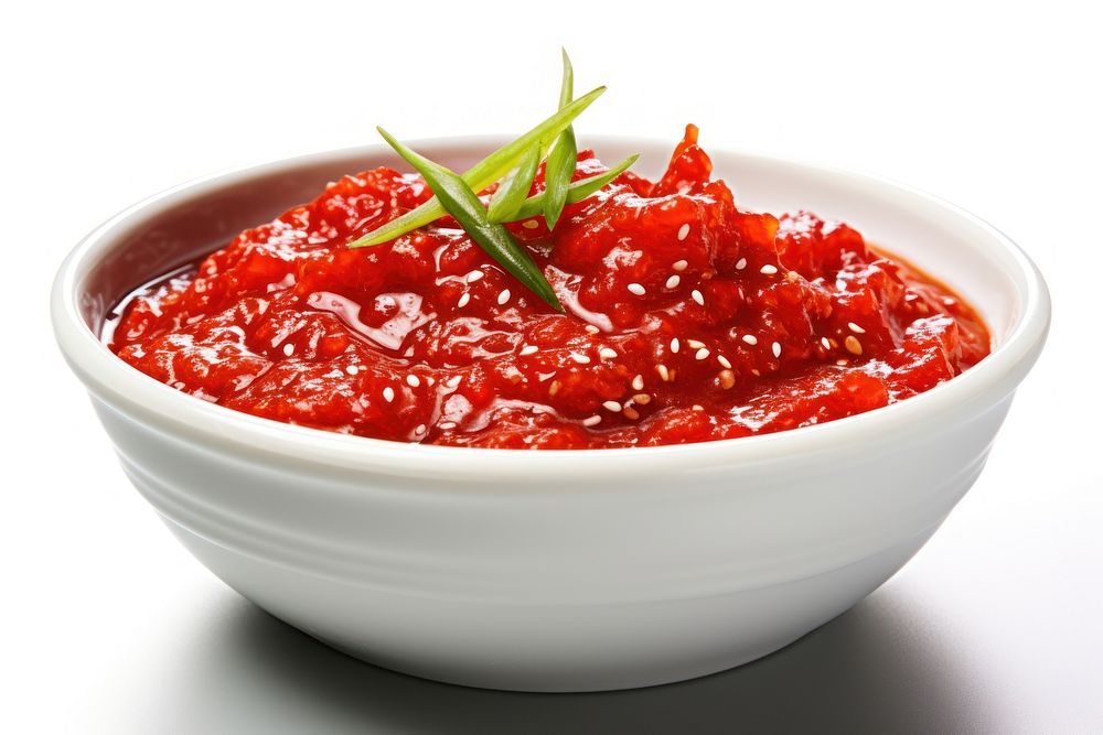 Sauce food red white background. AI generated Image by rawpixel.
