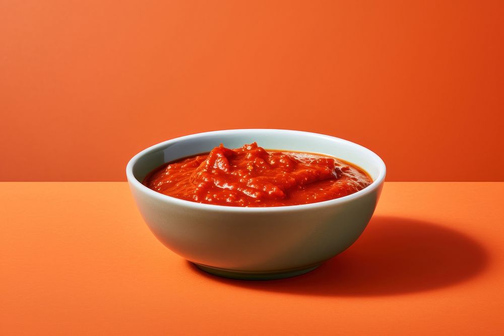 Sauce food bowl red. AI generated Image by rawpixel.