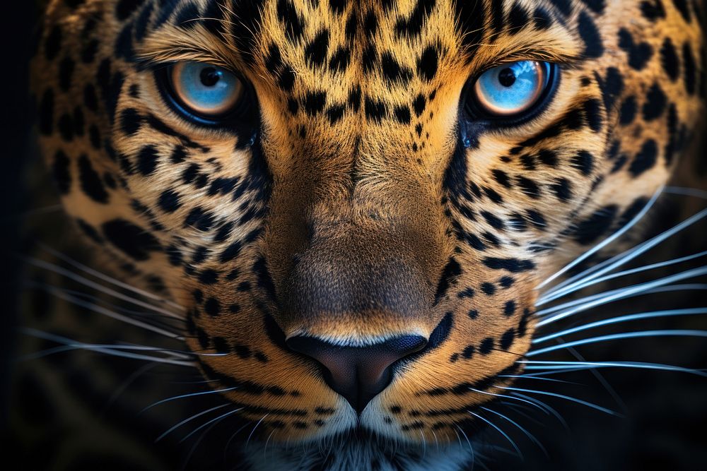 Leopard wildlife cheetah animal. AI generated Image by rawpixel.