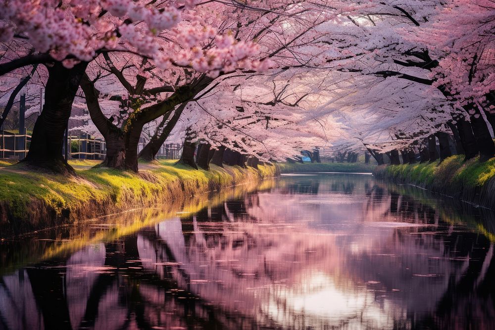 Blossom landscape outdoors nature. 