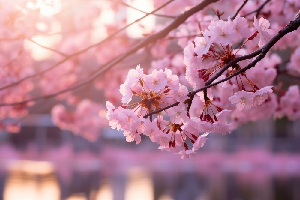 Blossom outdoors flower nature. AI generated Image by rawpixel.