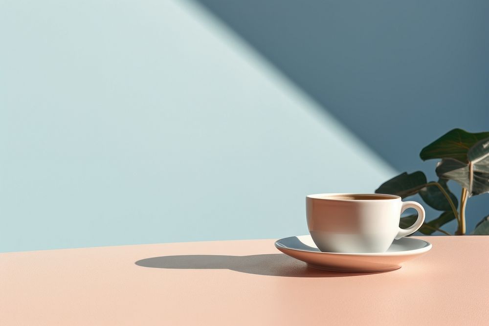 Saucer coffee drink cup. AI generated Image by rawpixel.