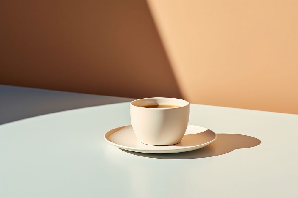 Coffee saucer drink cup. 