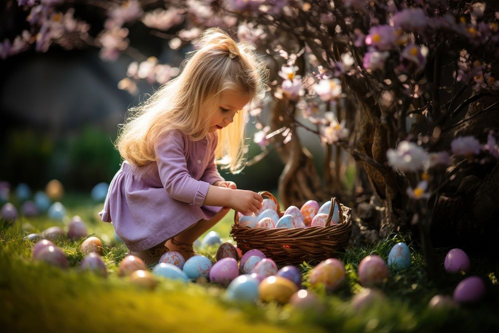 Egg easter child kid. AI generated Image by rawpixel.