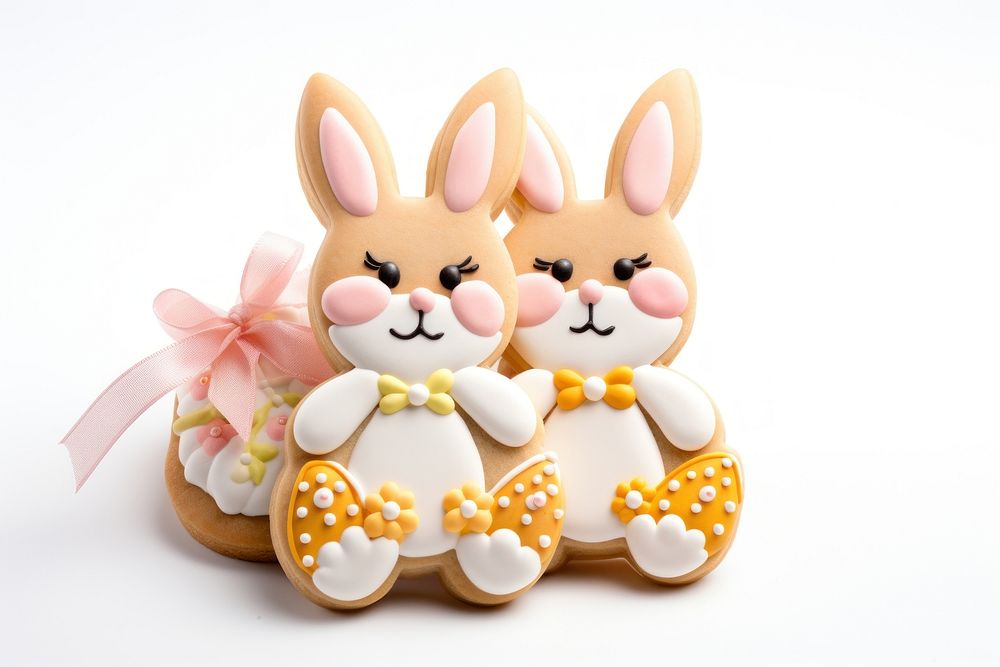 Cookie dessert cartoon easter. AI generated Image by rawpixel.