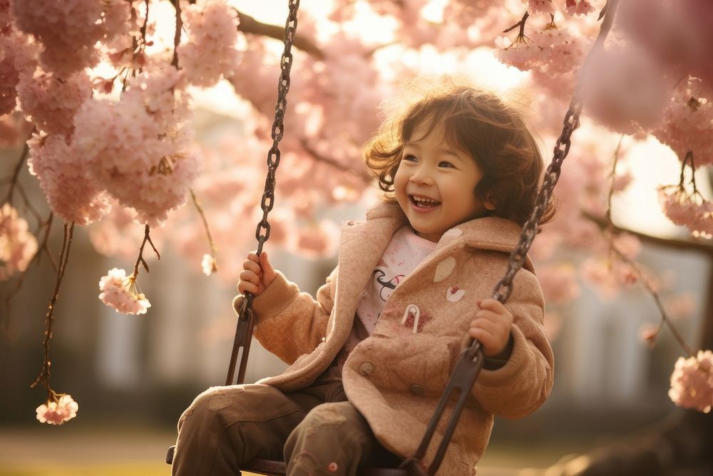 Blossom portrait outdoors looking. 