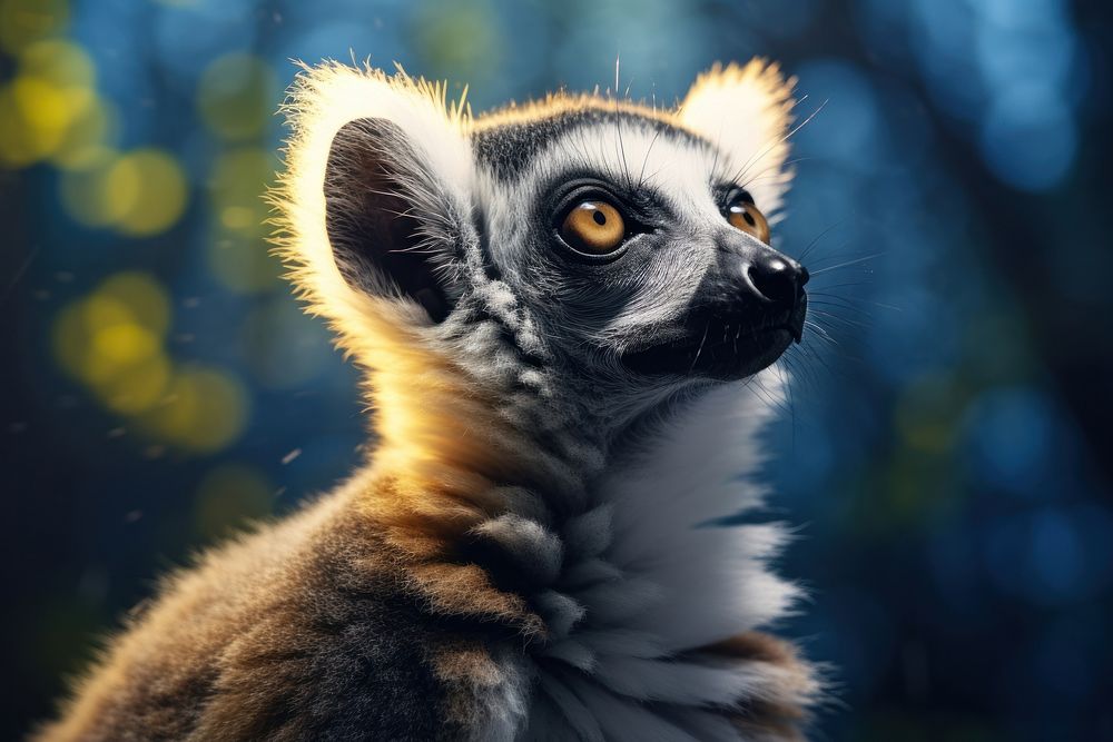Wildlife animal mammal lemur. AI generated Image by rawpixel.