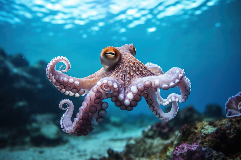 Octopus outdoors animal nature