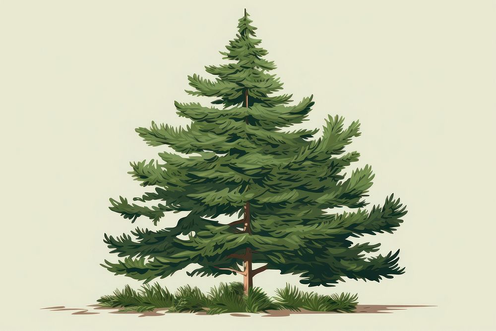 Tree plant green pine. AI generated Image by rawpixel.