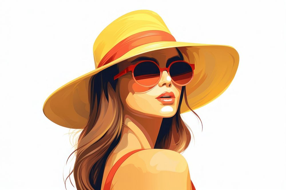 Sunglasses summer adult women. AI generated Image by rawpixel.