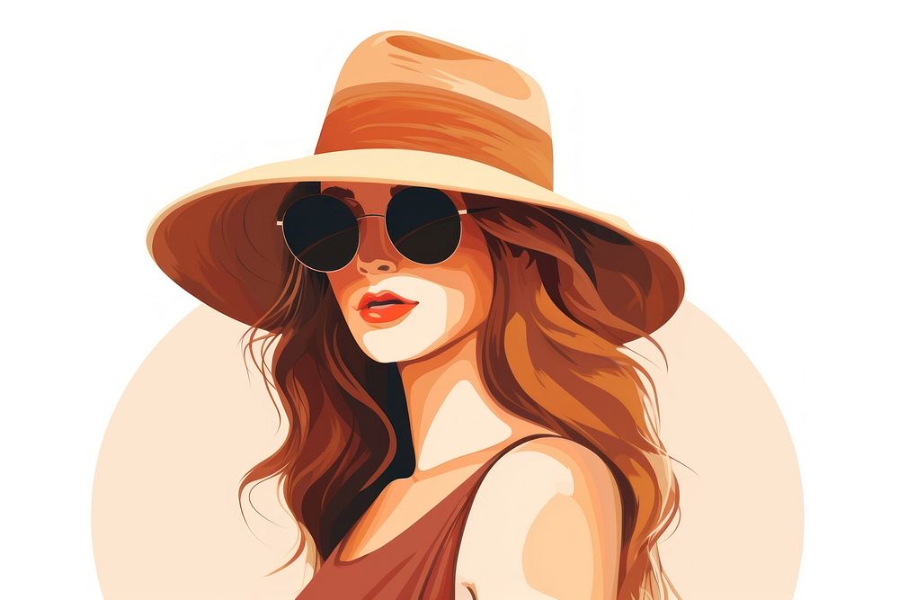 Summer adult women hat. AI generated Image by rawpixel.