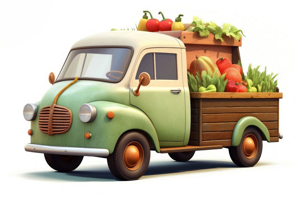 Car vehicle cartoon truck. AI generated Image by rawpixel.