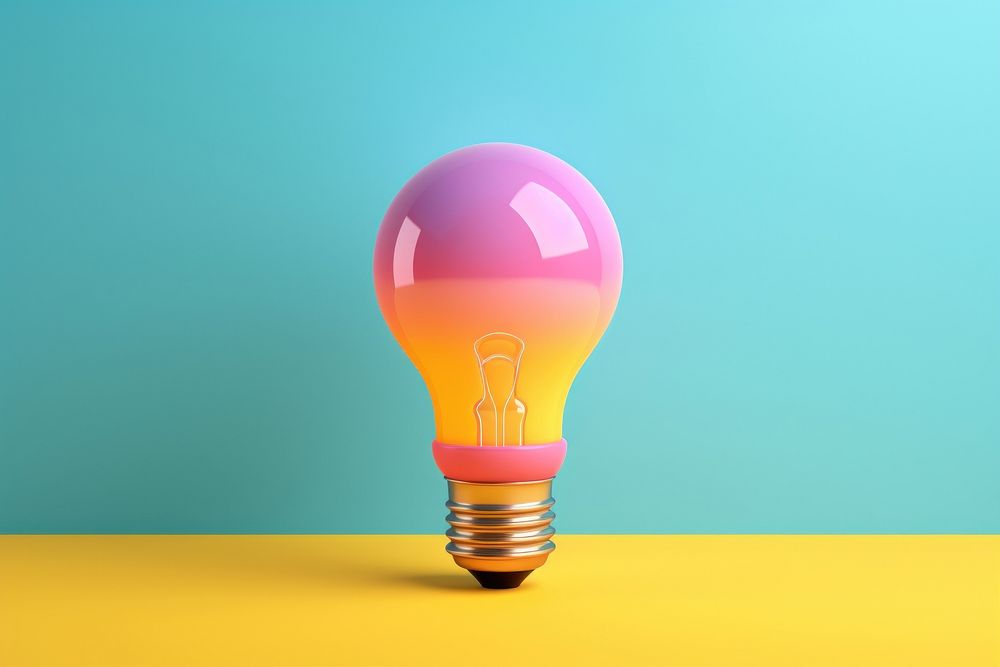 Light lightbulb toy electricity. AI generated Image by rawpixel.