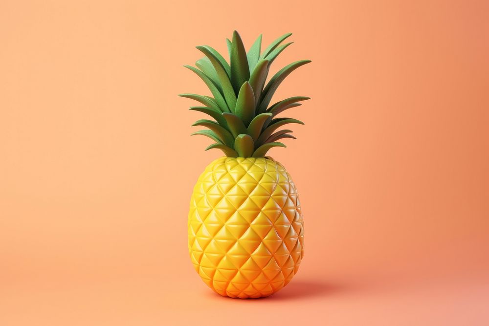 Pineapple plant fruit food. AI generated Image by rawpixel.