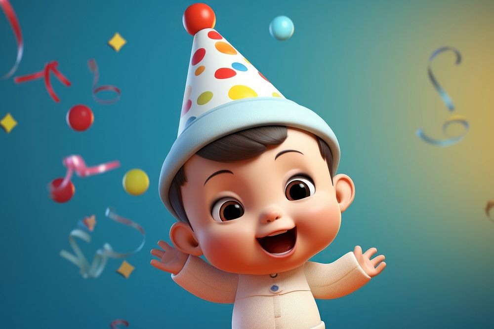 Baby birthday cute toy. AI generated Image by rawpixel.
