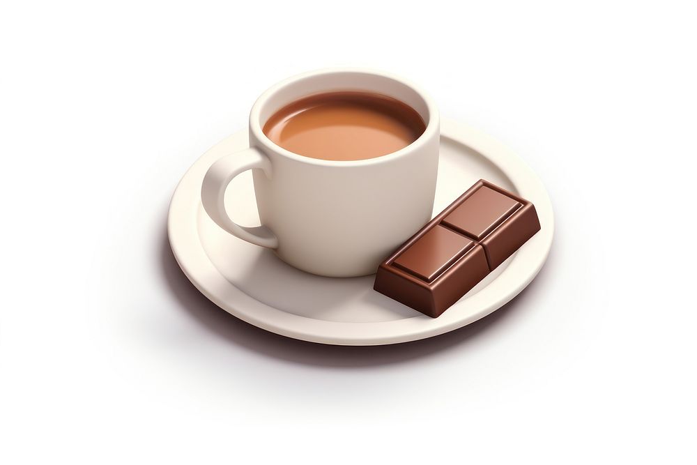 Chocolate cup dessert coffee. AI generated Image by rawpixel.