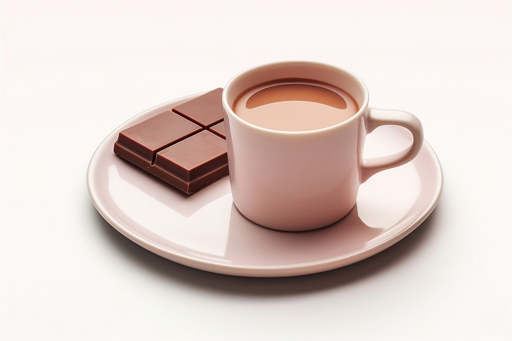 Chocolate cup dessert coffee. AI generated Image by rawpixel.