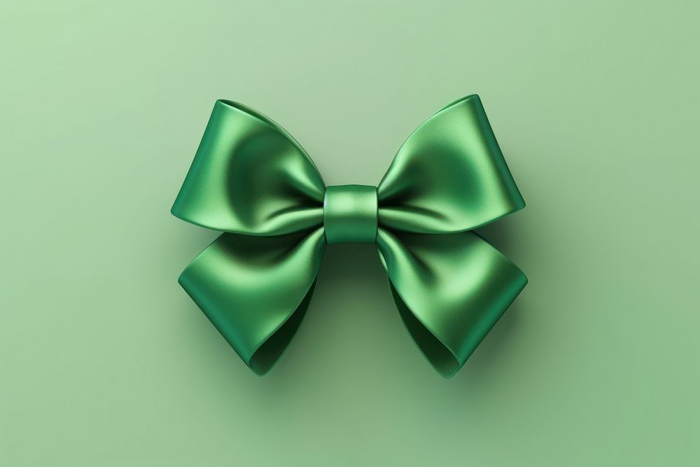 Green bow celebration accessories. 