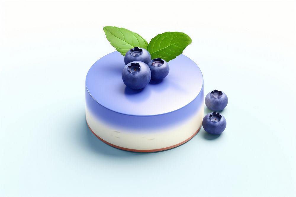 Blueberry cake dessert fruit. AI generated Image by rawpixel.