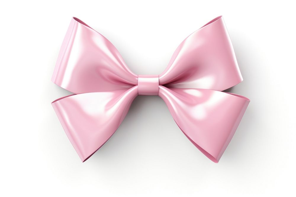 Pink bow white background celebration. AI generated Image by rawpixel.