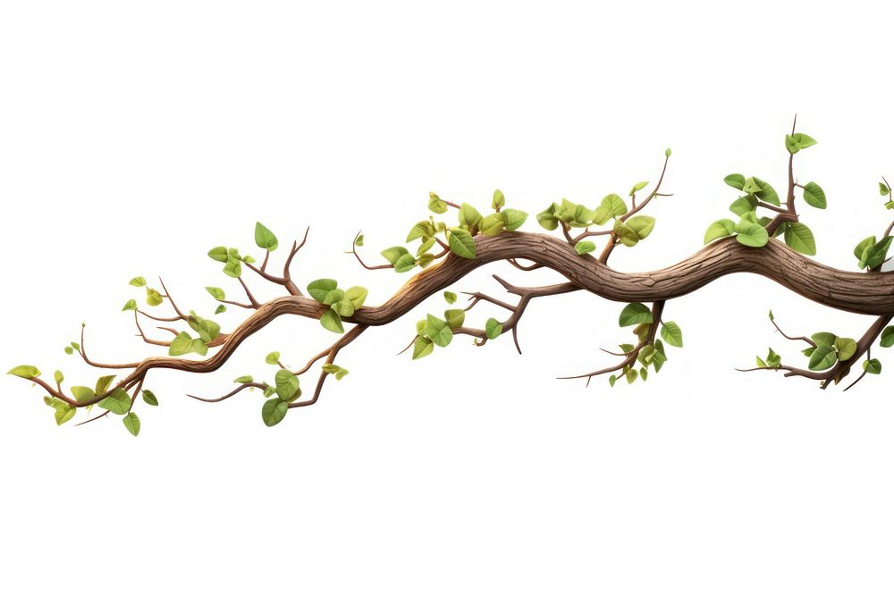 Branch plant tree white background. AI generated Image by rawpixel.