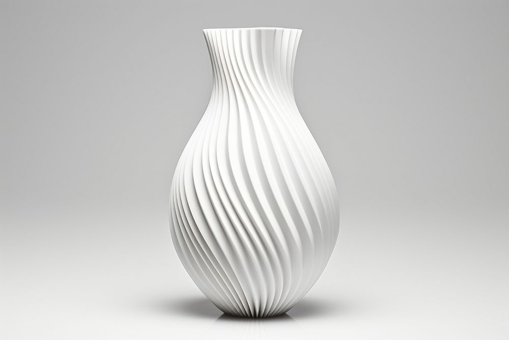 Vase porcelain white simplicity. AI generated Image by rawpixel.