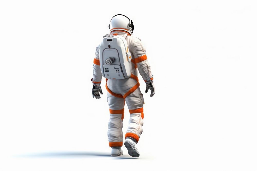 Astronaut sports white background protection. AI generated Image by rawpixel.