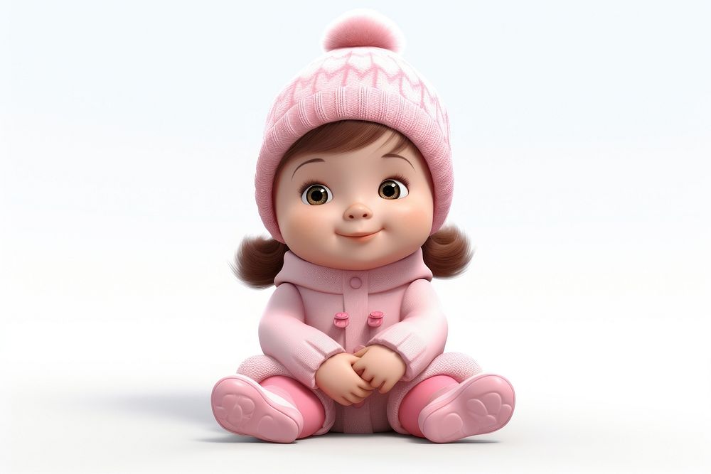 Baby doll toy representation. AI generated Image by rawpixel.