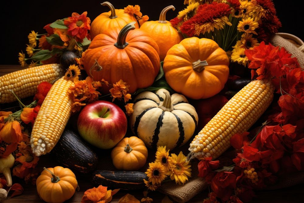 Pumpkin vegetable harvest squash. AI generated Image by rawpixel.