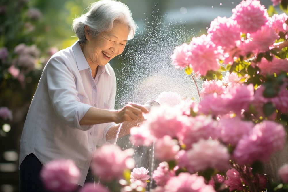 Garden gardening watering outdoors. 