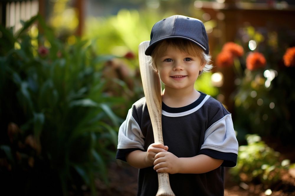 Baseball sports child standing. AI generated Image by rawpixel.