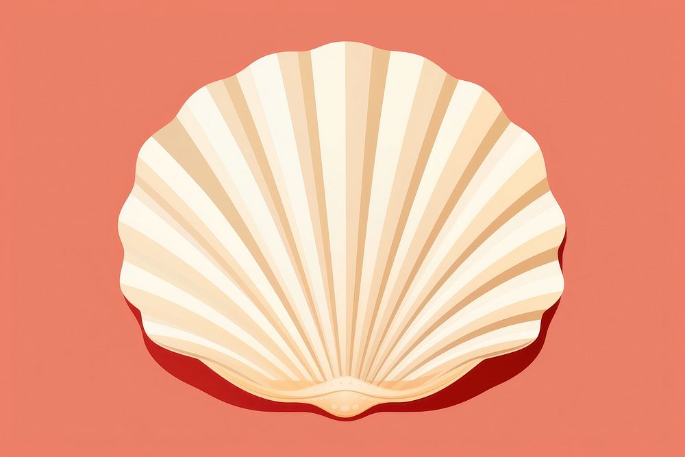Seashell clam invertebrate accessories. AI generated Image by rawpixel.