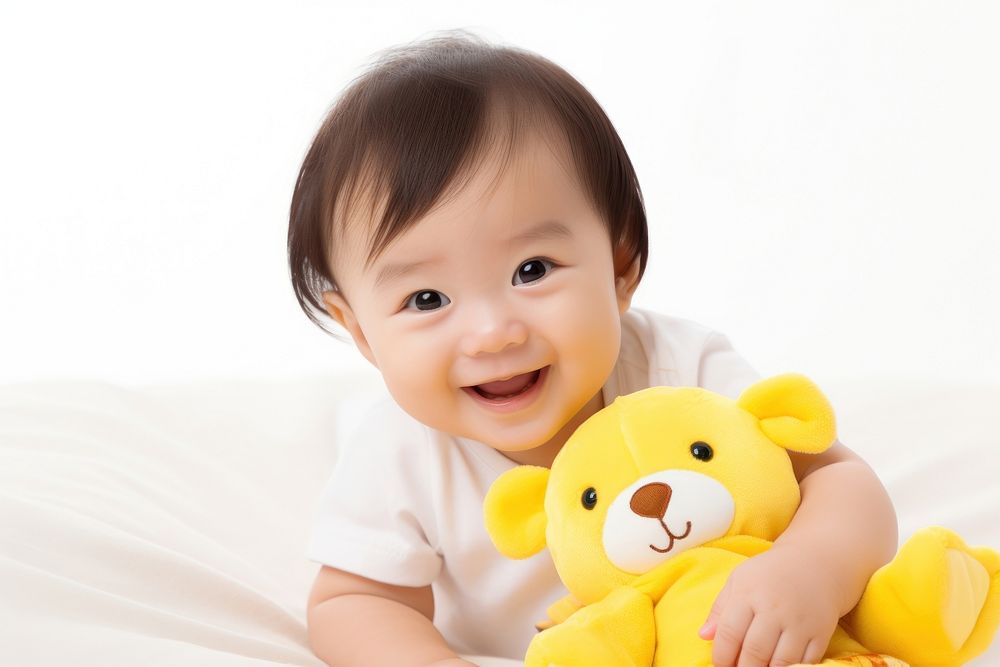 Baby toy portrait photo. AI generated Image by rawpixel.