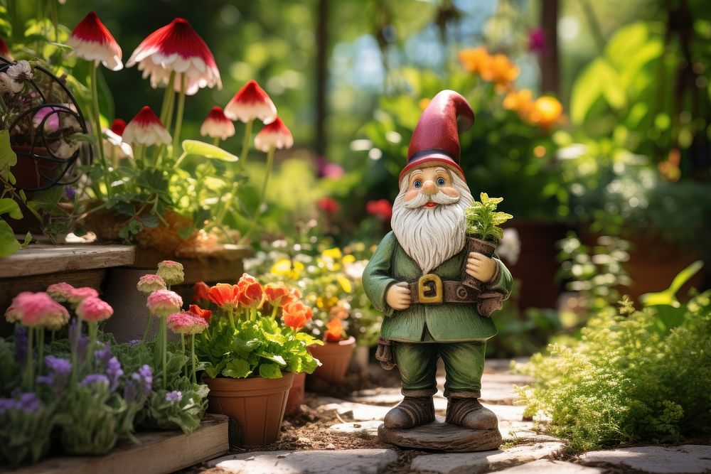 Flower garden plant gardening. AI generated Image by rawpixel.