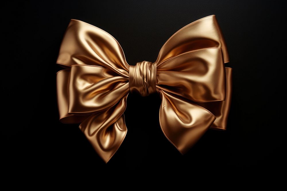 Gold bow celebration accessories. AI generated Image by rawpixel.
