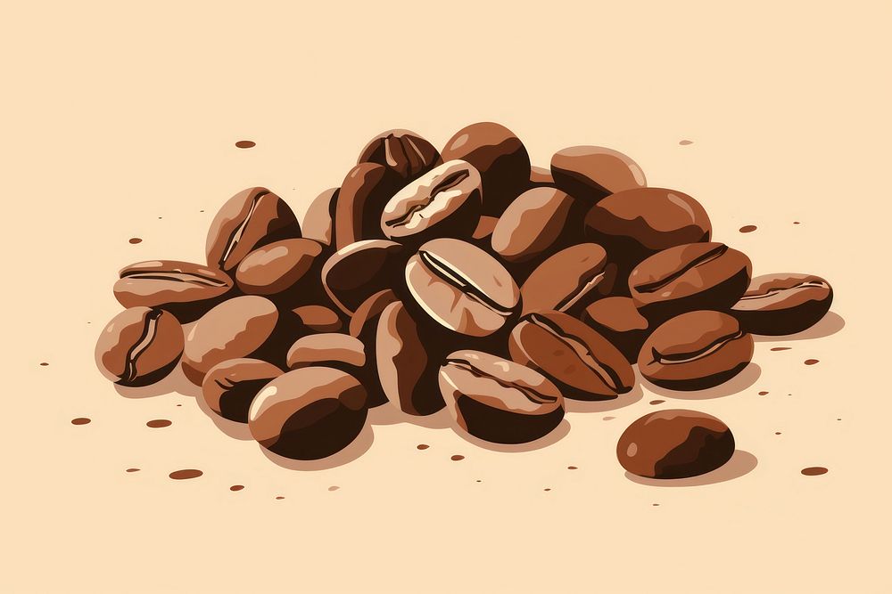 Coffee coffee beans refreshment freshness. AI generated Image by rawpixel.