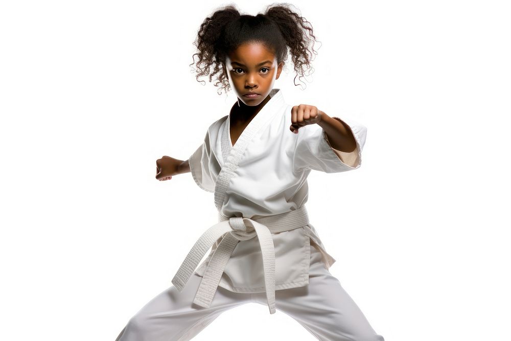 Karate sports white white background. AI generated Image by rawpixel.