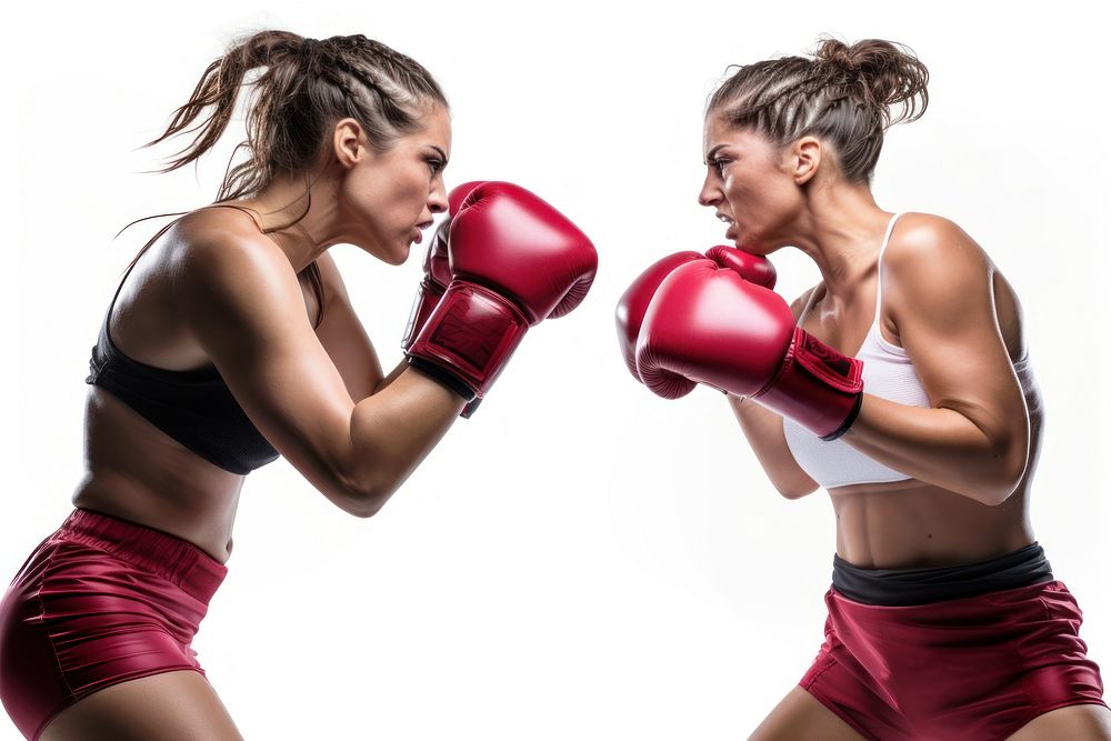 Punching athlete sports boxing. AI generated Image by rawpixel.