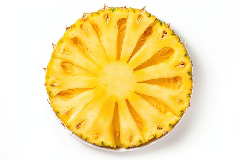 Pineapple fruit plant slice. AI generated Image by rawpixel.
