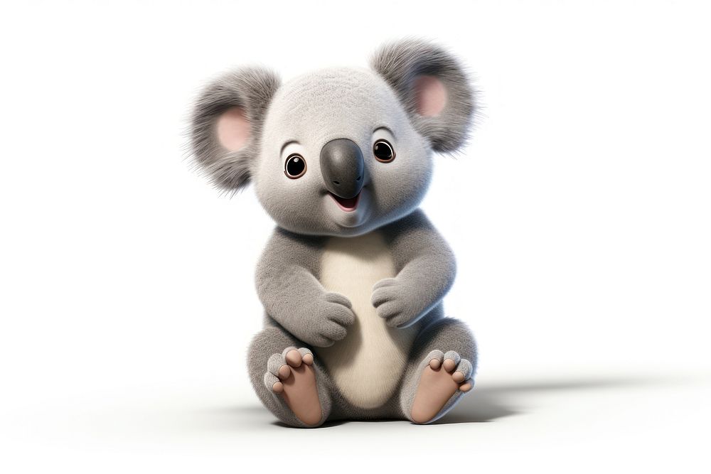 Koala bear cartoon mammal. AI generated Image by rawpixel.