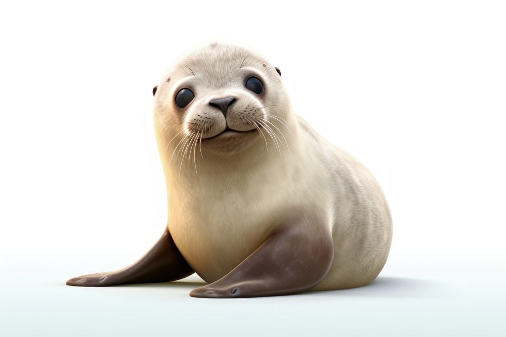 Seal animal mammal cute. AI generated Image by rawpixel.