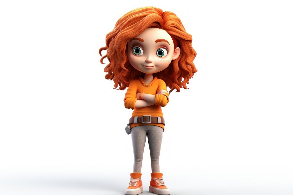 Cartoon doll cute toy. AI generated Image by rawpixel.