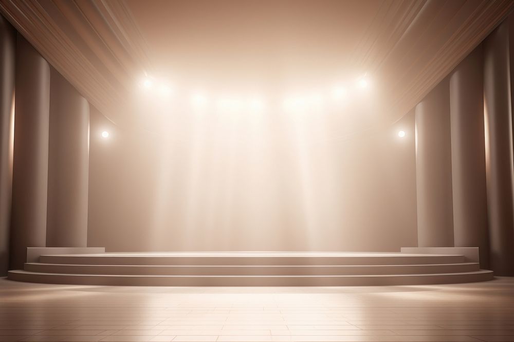 Stage spotlight lighting architecture. AI generated Image by rawpixel.