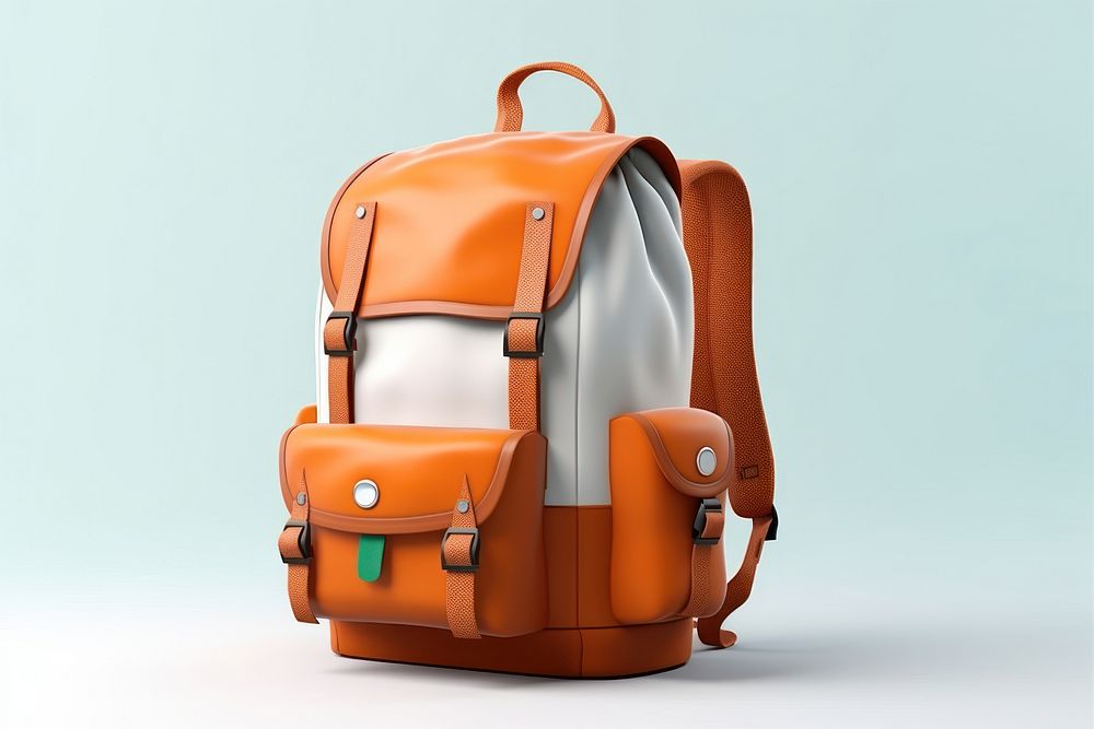 Backpack travel bag suitcase. AI generated Image by rawpixel.