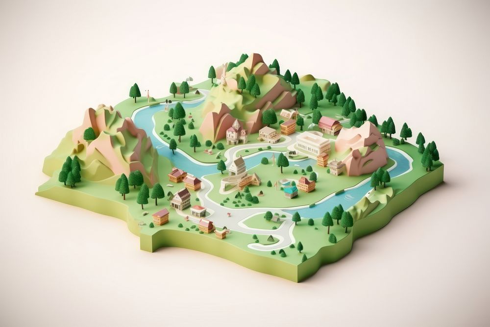 Map outdoors dessert person. AI generated Image by rawpixel.