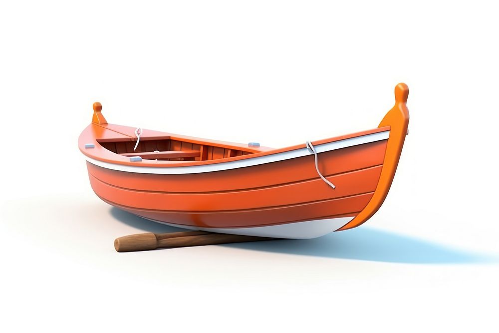 Rowboat watercraft vehicle dinghy. AI generated Image by rawpixel.
